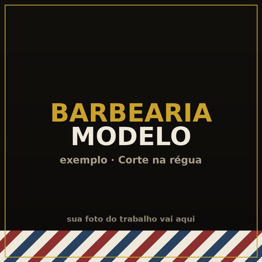 Barbearia Modelo