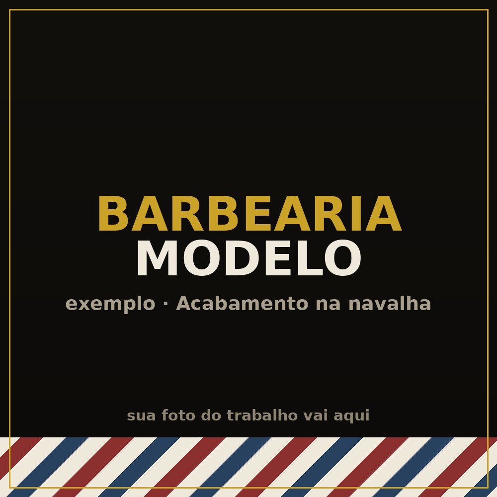 Barbearia Modelo
