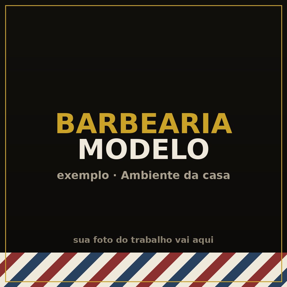Barbearia Modelo